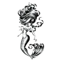 Tatouage Temporaire Sirène