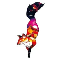 Tatouage Dentelle Renard