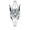 Tatouage Chat Dentelle