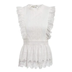 Blouse Blanche Dentelle