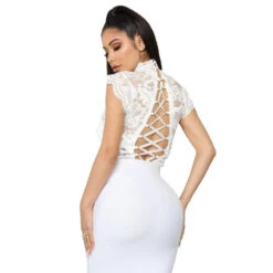 Body Dentelle Col Montant -Universdentelle BodyDentelleColMontant 1