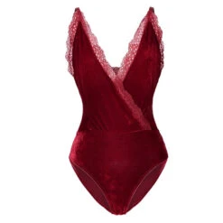 Body Dentelle Rouge Bordeaux