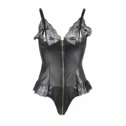 Body Dentelle Et Cuir -Universdentelle BodyDentelleetCuir 1