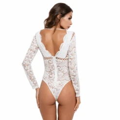 Body Femme Dentelle Manche Longue -Universdentelle BodyFemmeDentelleMancheLongue 2