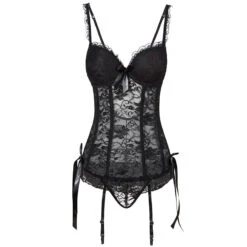 Body Noir Dentelle Femme