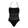 Maillot De Bain Noir Dentelle