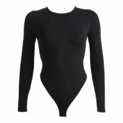 Body Noir Dos Dentelle