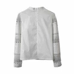 Chemisier Blanc Femme Dentelle -Universdentelle ChemisierBlancFemmeDentelle 2