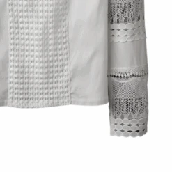 Chemisier Blanc Femme Dentelle -Universdentelle ChemisierBlancFemmeDentelle 5