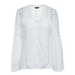 Chemisier Dentelle Blanc