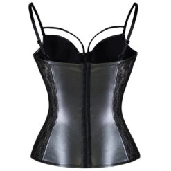 Corset Cuir Dentelle -Universdentelle CorsetCuirDentelle 3