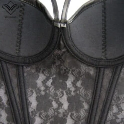 Corset Cuir Dentelle -Universdentelle CorsetCuirDentelle 5