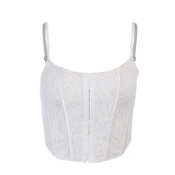 Corset Dentelle Blanc