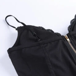 Corset Dentelle Crop Top -Universdentelle CorsetDentelleCropTop 3