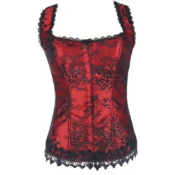 Corset Dentelle Rouge