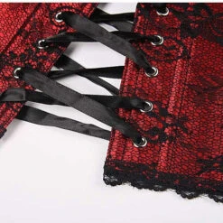 Corset Dentelle Rouge -Universdentelle CorsetDentelleRouge 5