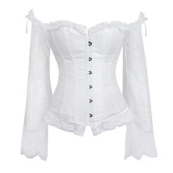 Universdentelle 25 Corset Manche Longue Dentelle