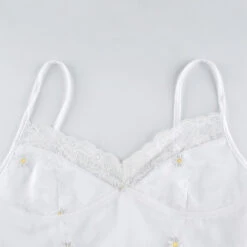 Crop Top Blanc Dentelle -Universdentelle CropTopBlancDentelle 4