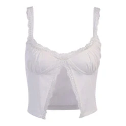 Crop Top Dentelle Femme