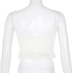 Haut Court Dentelle Blanc -Universdentelle HautCourtDentelleBlanc 2