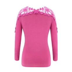 Haut Dentelle Manche Longue 8 Haut Dentelle Manche Longue -Universdentelle HautDentelleMancheLongue 5