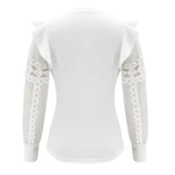 Haut Manche Longue Dentelle Blanc -Universdentelle HautMancheLongueDentelleBlanc 3