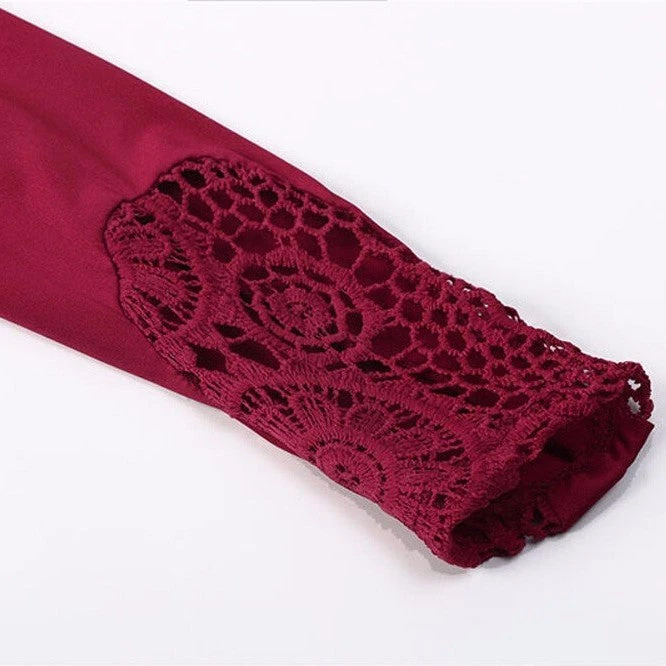 Haut Manches Dentelle 3 Haut Manches Dentelle – Image 3