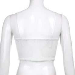 Haut Transparent Blanc En Dentelle -Universdentelle HautTransparentBlancenDentelle 2