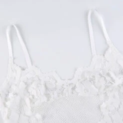 Haut Transparent Blanc En Dentelle -Universdentelle HautTransparentBlancenDentelle 4