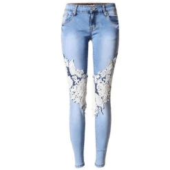 Jean Dentelle Blanche