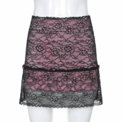 Jupe Avec Dentelle -Universdentelle JupeavecDentelle 2
