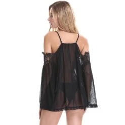 Nuisette Dentelle Manche Longue 6 Nuisette Dentelle Manche Longue -Universdentelle NuisetteDentelleMancheLongue 2