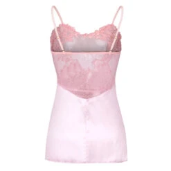 Nuisette Dentelle Rose 7 Nuisette Dentelle Rose -Universdentelle NuisetteDentelleRose 3