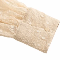 Robe Beige Dentelle -Universdentelle RobeBeigeDentelle 1