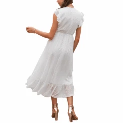 Robe Blanche Dentelle Bohème -Universdentelle RobeBlancheDentelleBoheme 1