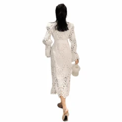 Robe Blanche Longue Dentelle -Universdentelle RobeBlancheLongueDentelle 1