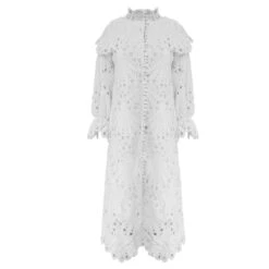 Robe Blanche Longue Dentelle