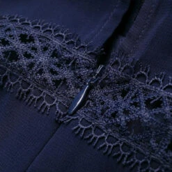 Robe Bleu Marine Dentelle 9 Robe Bleu Marine Dentelle -Universdentelle RobeBleuMarineDentelle 5