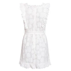 Robe Courte Blanche Dentelle -Universdentelle RobeCourteBlancheDentelle 1