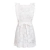 Robe Courte Blanche Dentelle