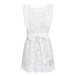 Robe Courte Blanche Dentelle