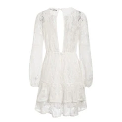 Robe Dentelle Blanche Fleurs -Universdentelle RobeDentelleBlancheFleurs 1