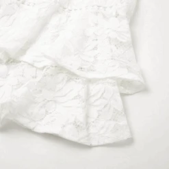 Robe Dentelle Blanche Fleurs -Universdentelle RobeDentelleBlancheFleurs 3