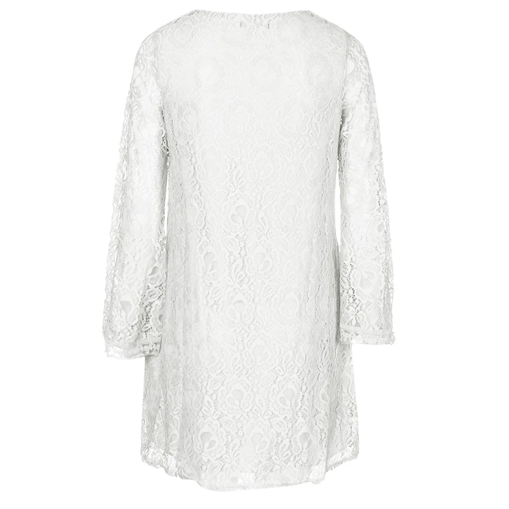 Robe Dentelle Courte Fleurie 3 Robe Dentelle Courte Fleurie – Image 3