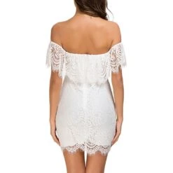 Robe Dentelle Fente -Universdentelle RobeDentelleFente 1