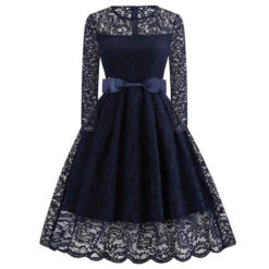 Robe Dentelle Manche 3/4