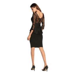 Robe Dentelle Noire Femme -Universdentelle RobeDentelleNoireFemme 1