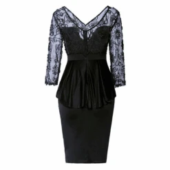 Robe Dentelle Noire Femme -Universdentelle RobeDentelleNoireFemme 3