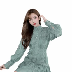 Robe Dentelle Turquoise -Universdentelle RobeDentelleTurquoise 2