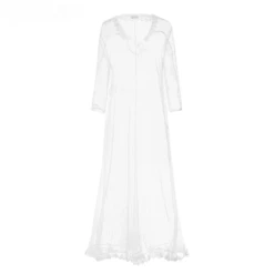 Robe Longue Dentelle Blanche